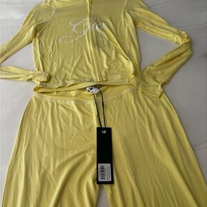 I.AM.GIA Yellow Two-Piece Pant Set